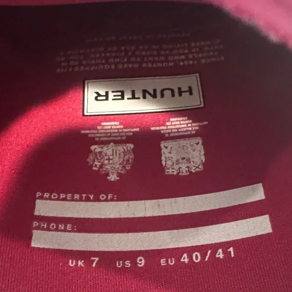 Hunter Fuchsia Tall Boots - Picture 4 of 4